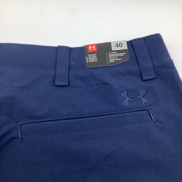 Under Armour Mens Heat Gear Loose Fit Shorts Blue Size 40 (Actual 38) NWT - Picture 6 of 15